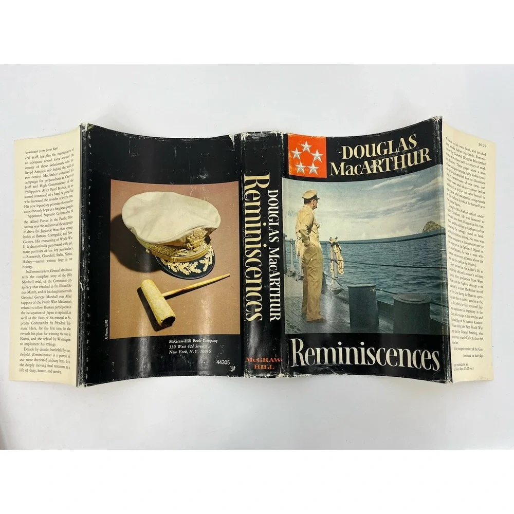 Douglas MacArthur Reminiscences 1st Edition 1964 Hardcover Dust Jacket